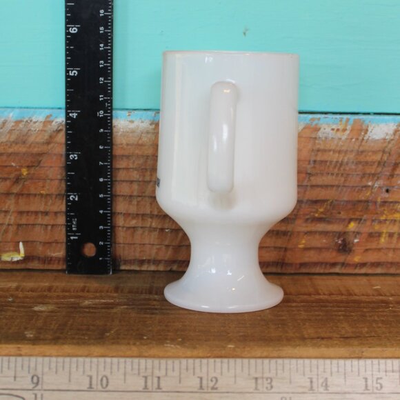 Disney Winnie the Pooh Vintage Milk Glass Pedestal Mug - Anchor Hawking Collecti - Picture 4 of 7